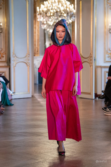 Raw Silk and Brocade Ensemble