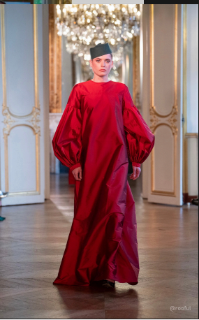 Raw Silk Gown